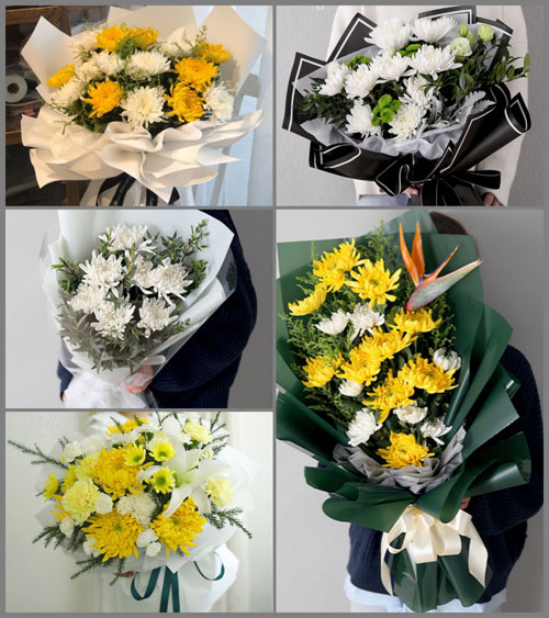 贵州毕节市赫章县财神镇小海村白事花束代送